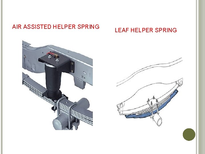 AIR ASSISTED HELPER SPRING LEAF HELPER SPRING 