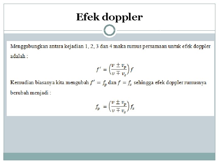 Efek doppler 