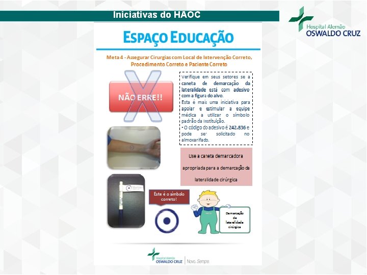 Iniciativas do HAOC 