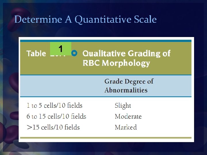 Determine A Quantitative Scale 1 