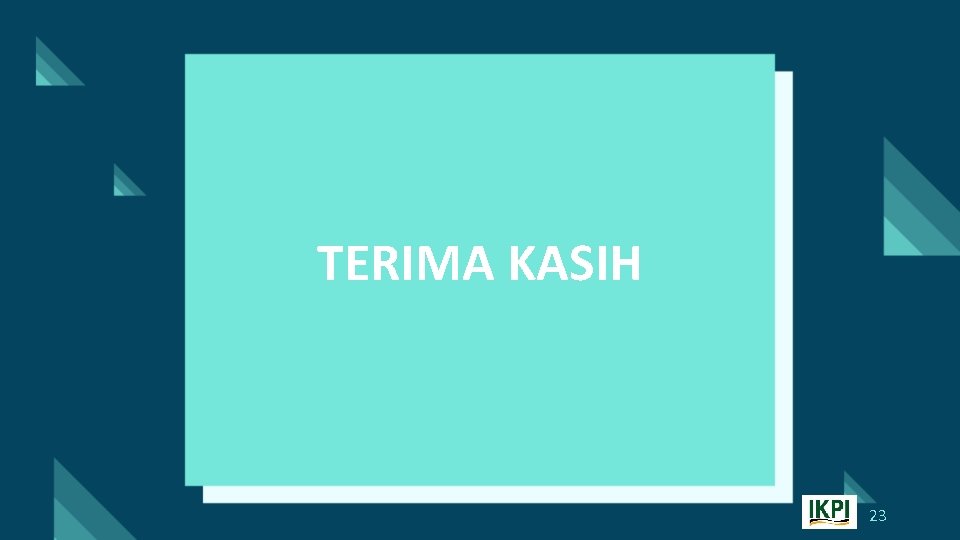 TERIMA KASIH 23 