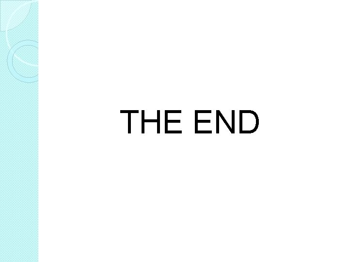 THE END 