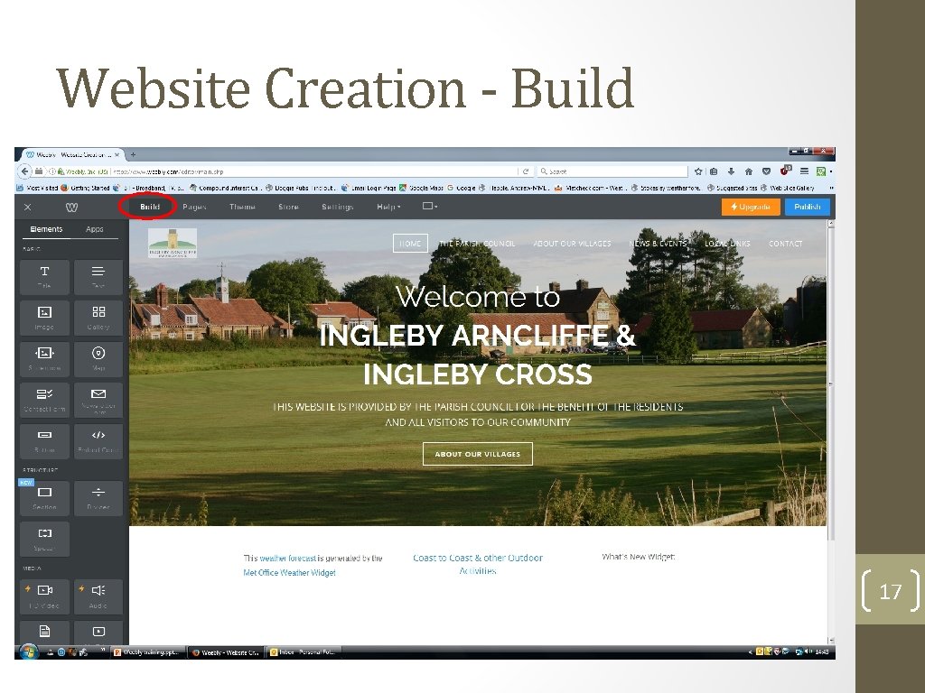 Website Creation - Build 17 