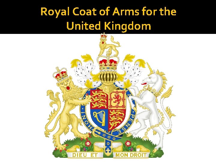 Royal Coat of Arms for the United Kingdom 