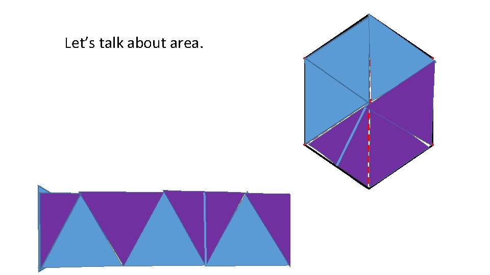Let’s talk about area. 