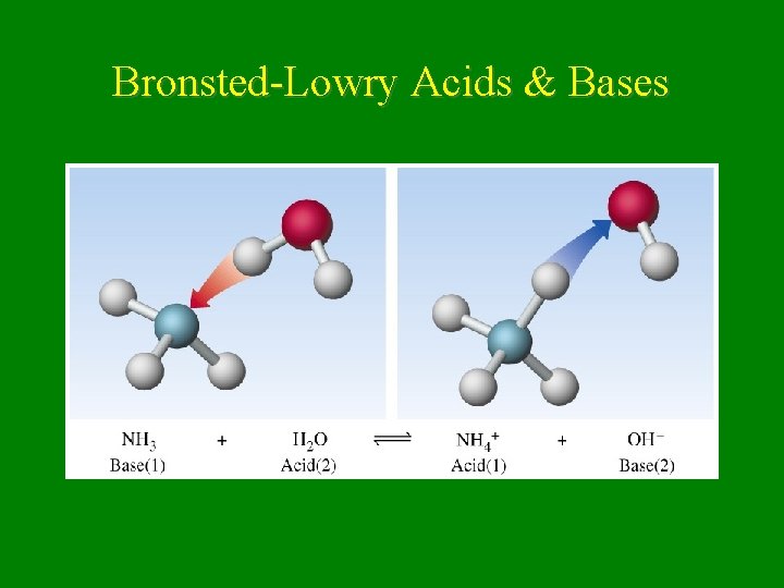 Bronsted-Lowry Acids & Bases 