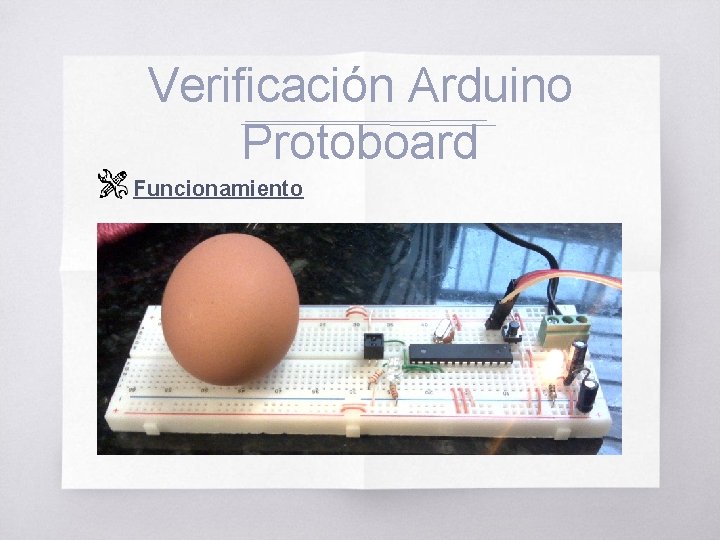 Verificación Arduino Protoboard Funcionamiento 