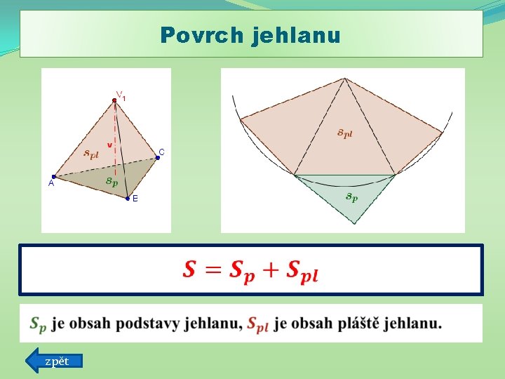 Povrch jehlanu zpět 