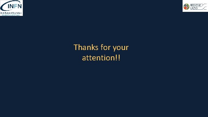 Thanks for your attention!! 
