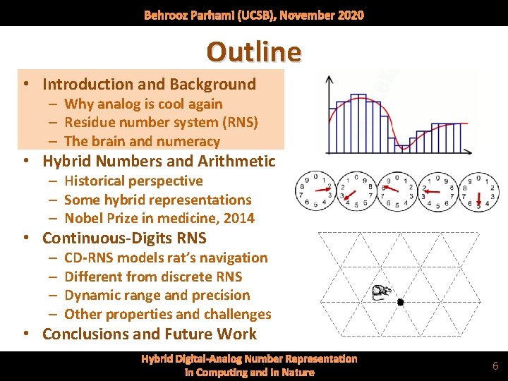 Behrooz Parhami (UCSB), November 2020 Outline • Introduction and Background – Why analog is