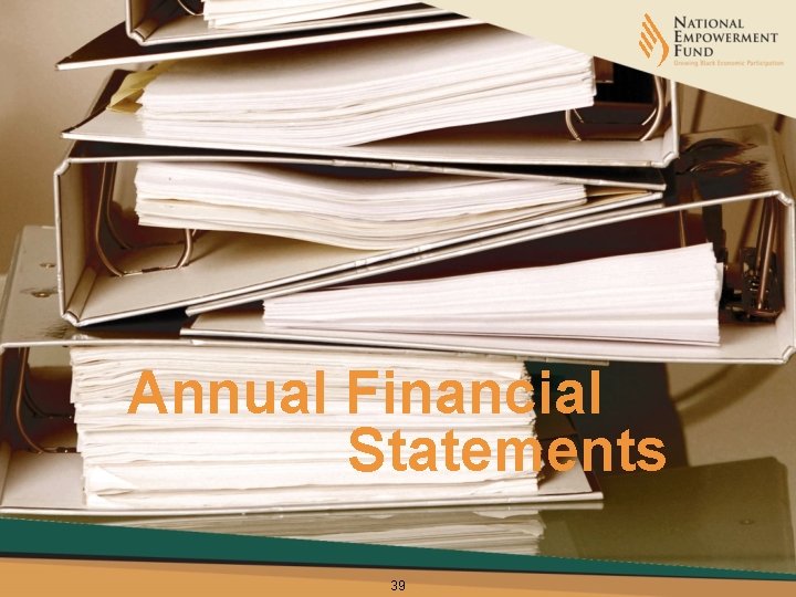 Annual Financial Statements 39 