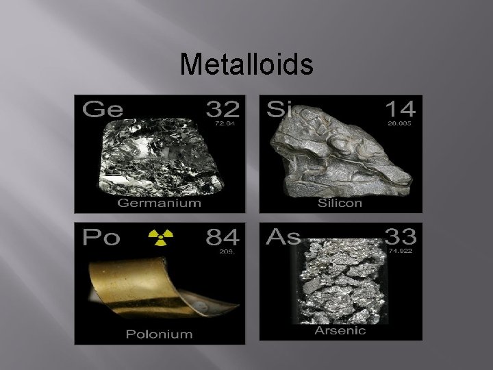 Metalloids 