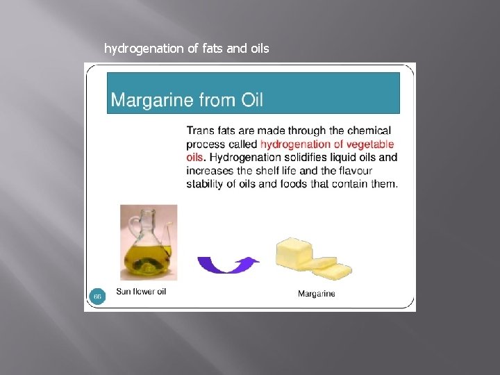 hydrogenation of fats and oils 