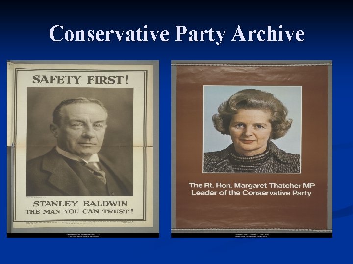 Conservative Party Archive 