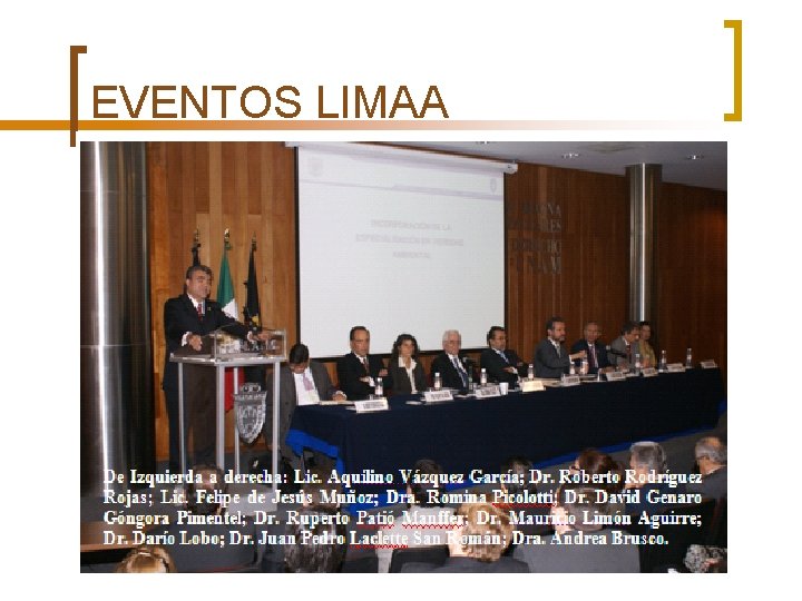 EVENTOS LIMAA 