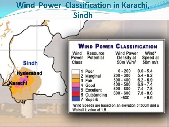 Wind Power Classification in Karachi, Sindh  Wind Power Classification in Karachi, Sindh