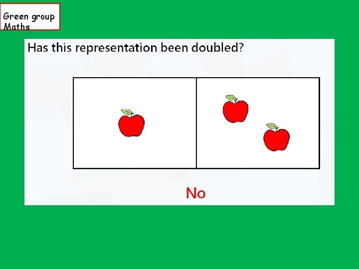 Green group Maths 