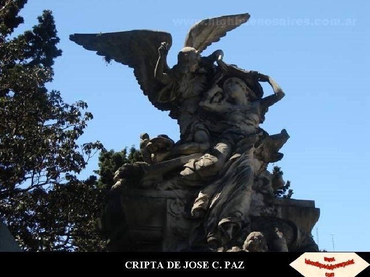 CRIPTA DE JOSE C. PAZ 
