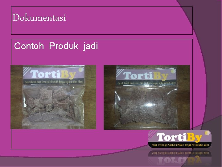 Dokumentasi Contoh Produk jadi 