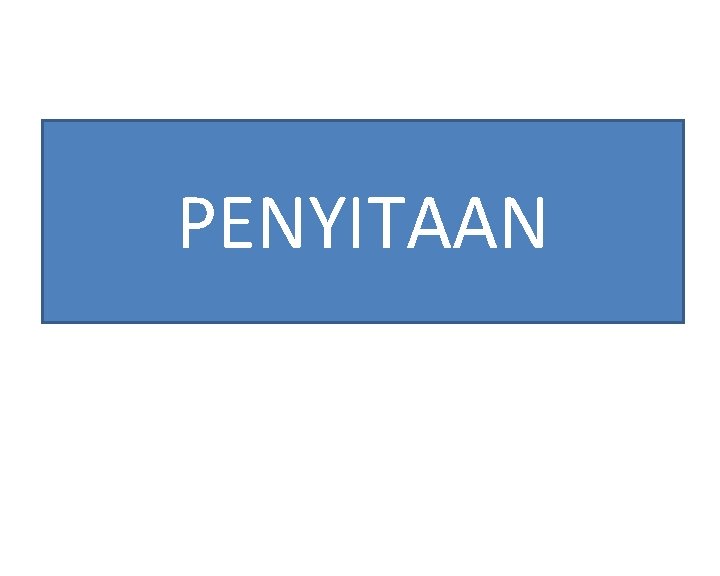 PENYITAAN 