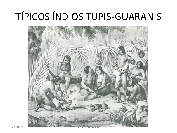 TÍPICOS ÍNDIOS TUPIS-GUARANIS 1/2/2022 www. nilson. pro. br 8 