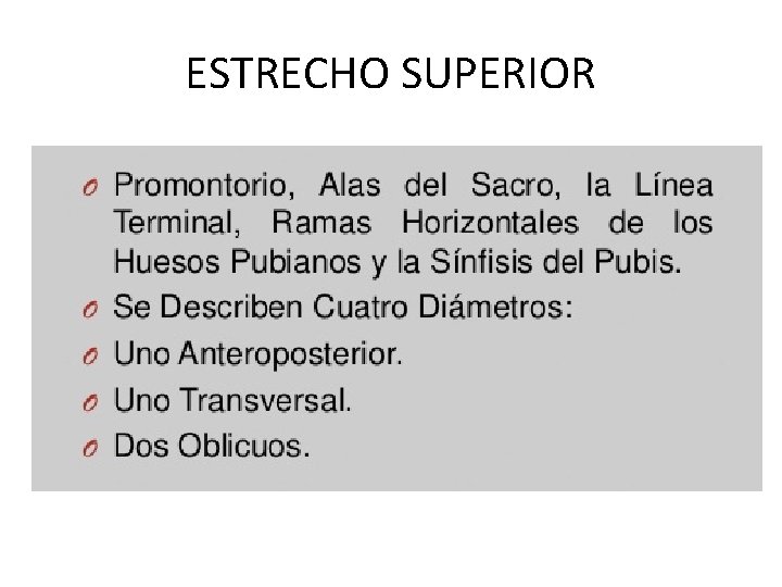 ESTRECHO SUPERIOR 