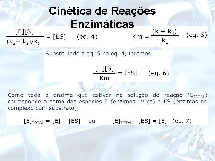 Cinética de Reações Enzimáticas 