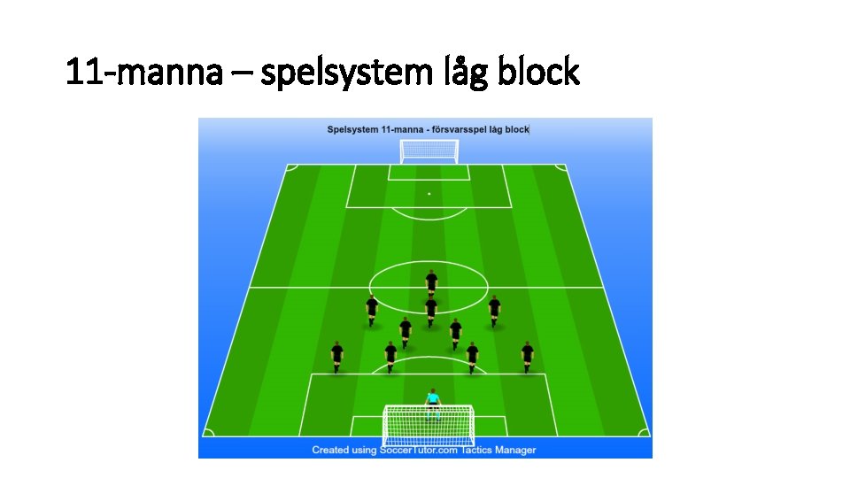 11 -manna – spelsystem låg block 