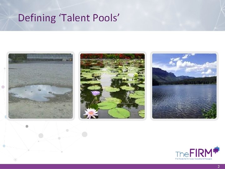 Defining ‘Talent Pools’ 2 
