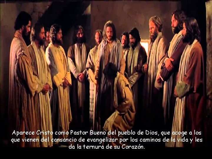 Aparece Cristo como Pastor Bueno del pueblo de Dios, que acoge a los que