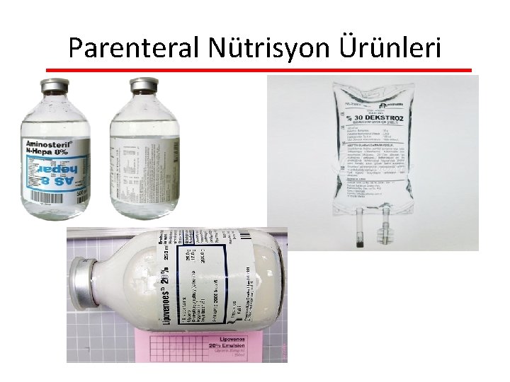 Parenteral Nütrisyon Ürünleri 