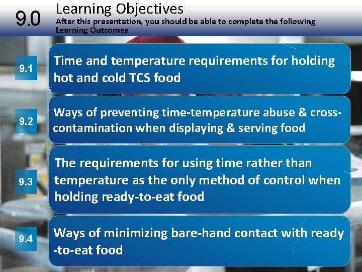 9. 0 Learning Objectives After this presentation, you should be able to complete the