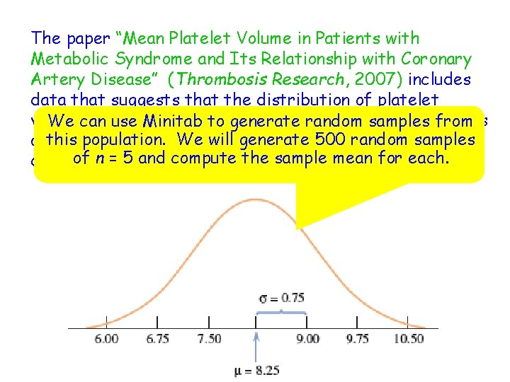 The paper “Mean Platelet Volume in Patients with Metabolic Syndrome and Its Relationship with