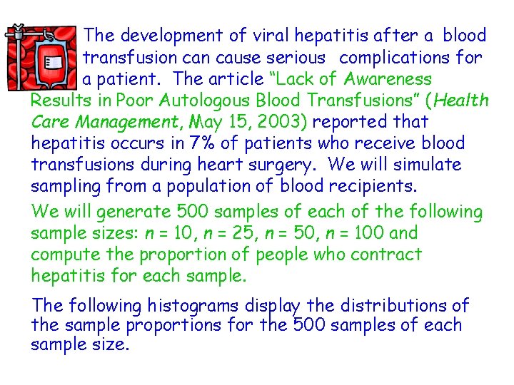 The development of viral hepatitis after a blood transfusion cause serious complications for a