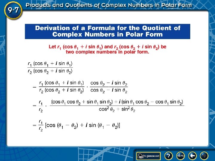 Lesson Overview 9 -7 B 