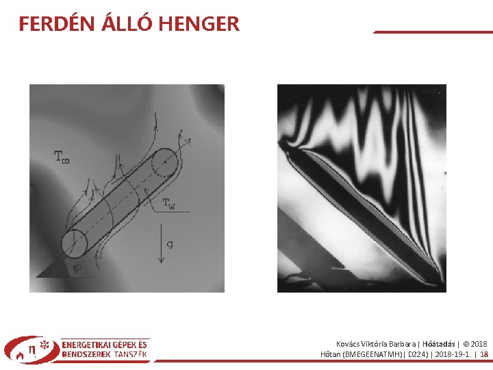 FERDÉN ÁLLÓ HENGER Kovács Viktória Barbara | Hőátadás | © 2018 Hőtan (BMEGEENATMH)| D