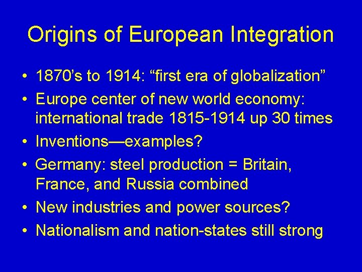 European Union in Global Context European Unions Importance