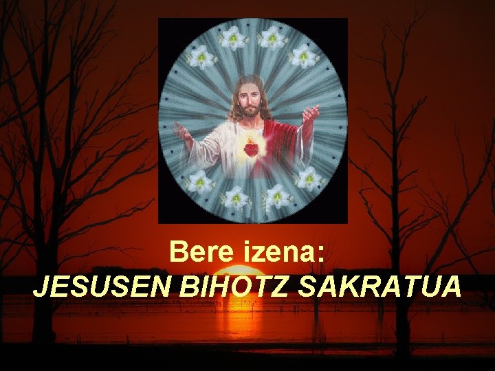 Bere izena: JESUSEN BIHOTZ SAKRATUA 