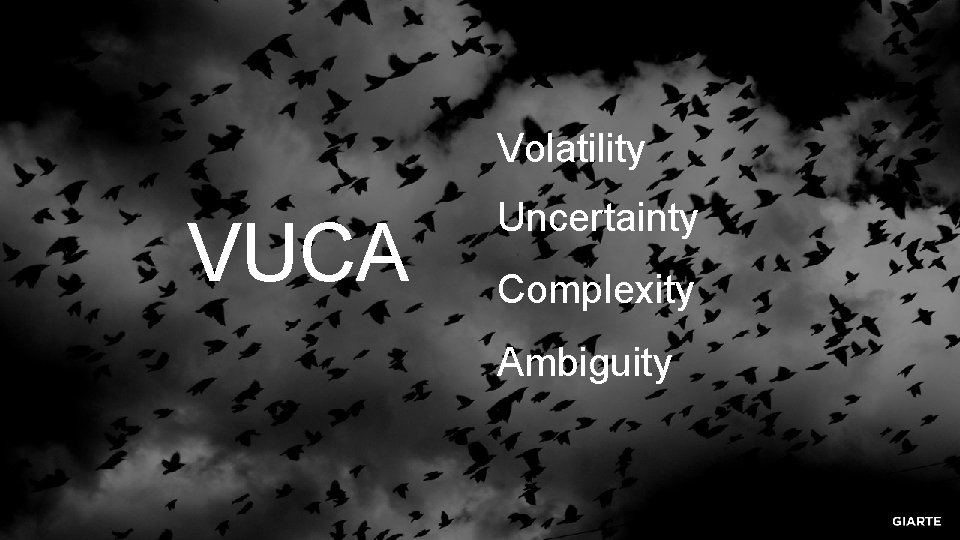 Volatility VUCA Uncertainty Complexity Ambiguity 