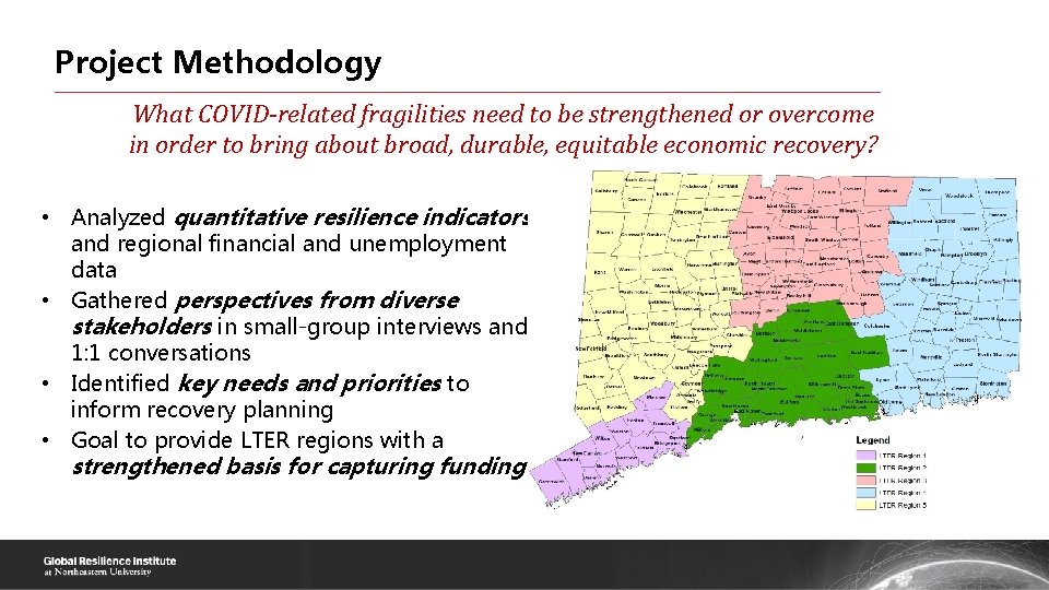 Project Methodology What COVID-related fragilities need to be strengthened or overcome in order to