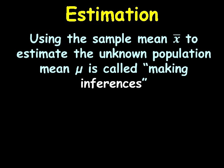 Estimation 