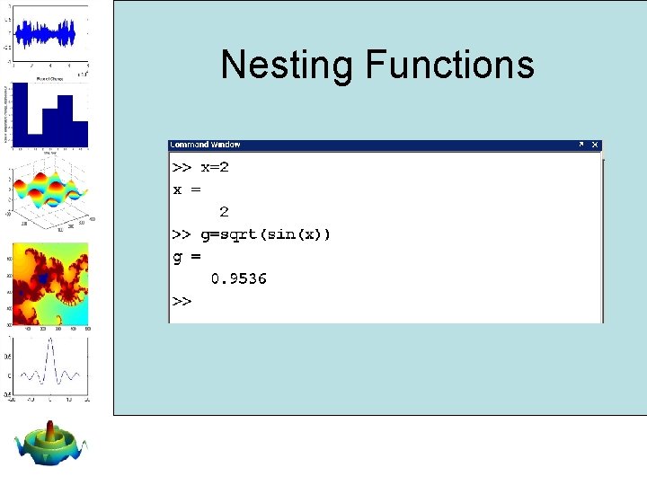 Nesting Functions Nesting Functions