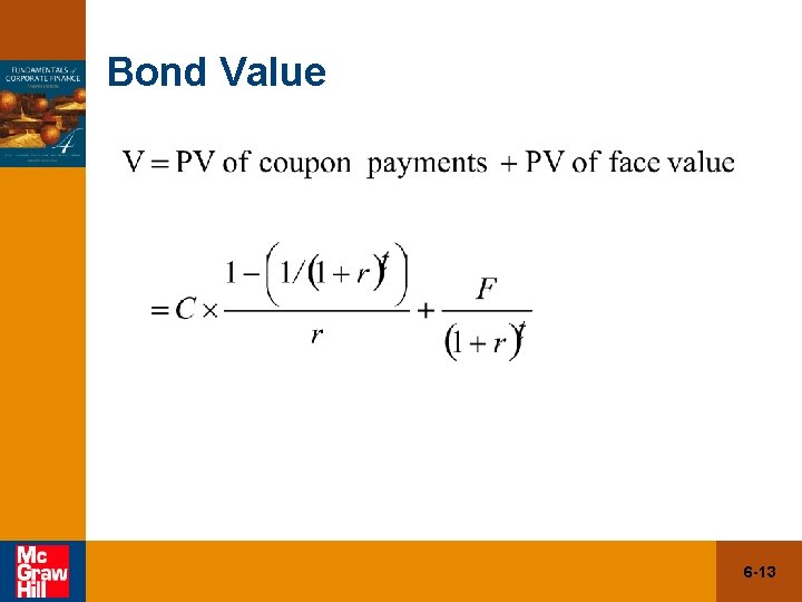 Bond Value 6 -13 