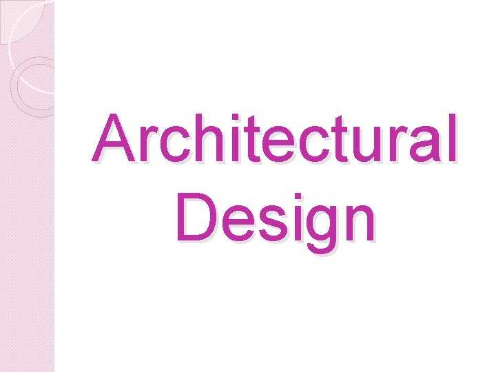 Architectural Design 