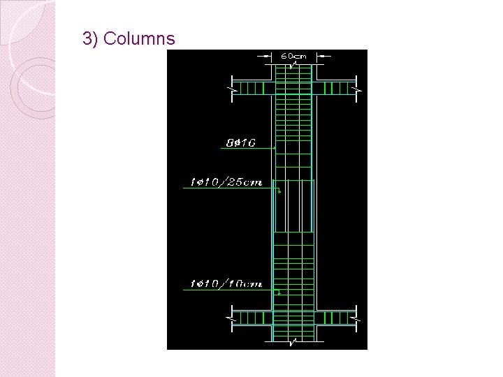 3) Columns 