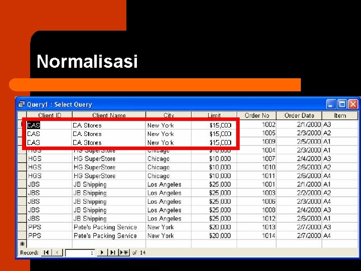 Normalisasi 