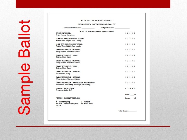 Sample Ballot 