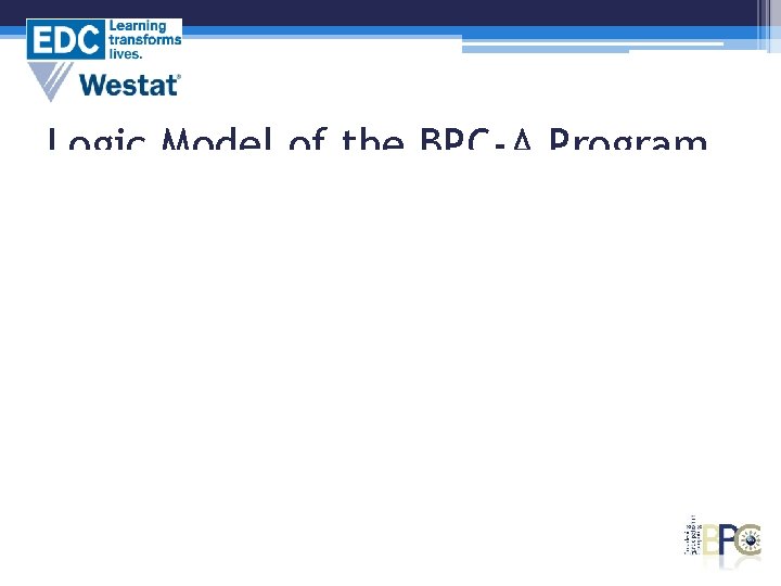 Logic Model of the BPC-A Program 