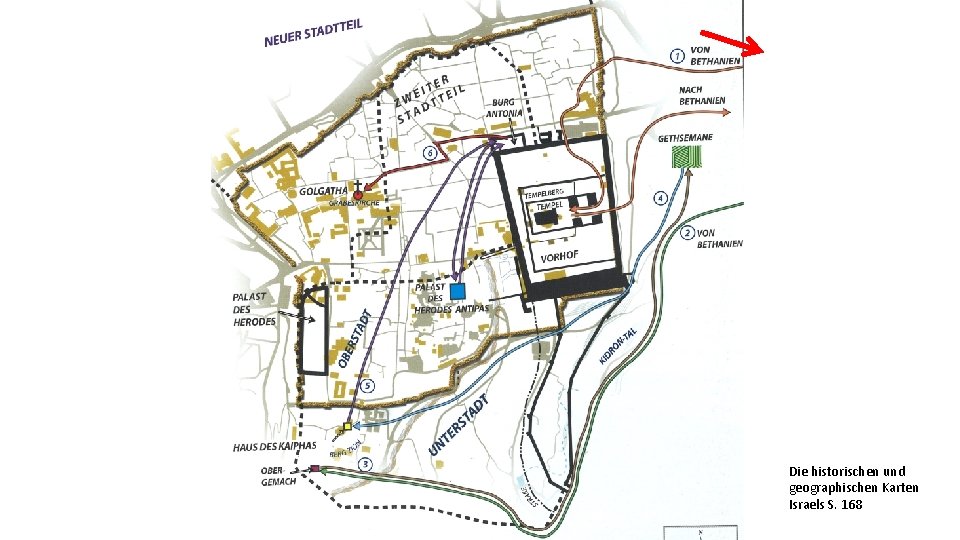 Die historischen und geographischen Karten Israels S. 168 