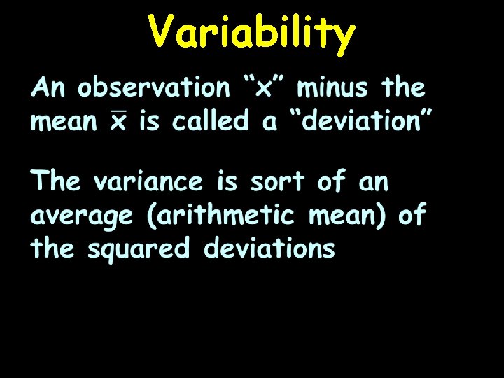 Variability 